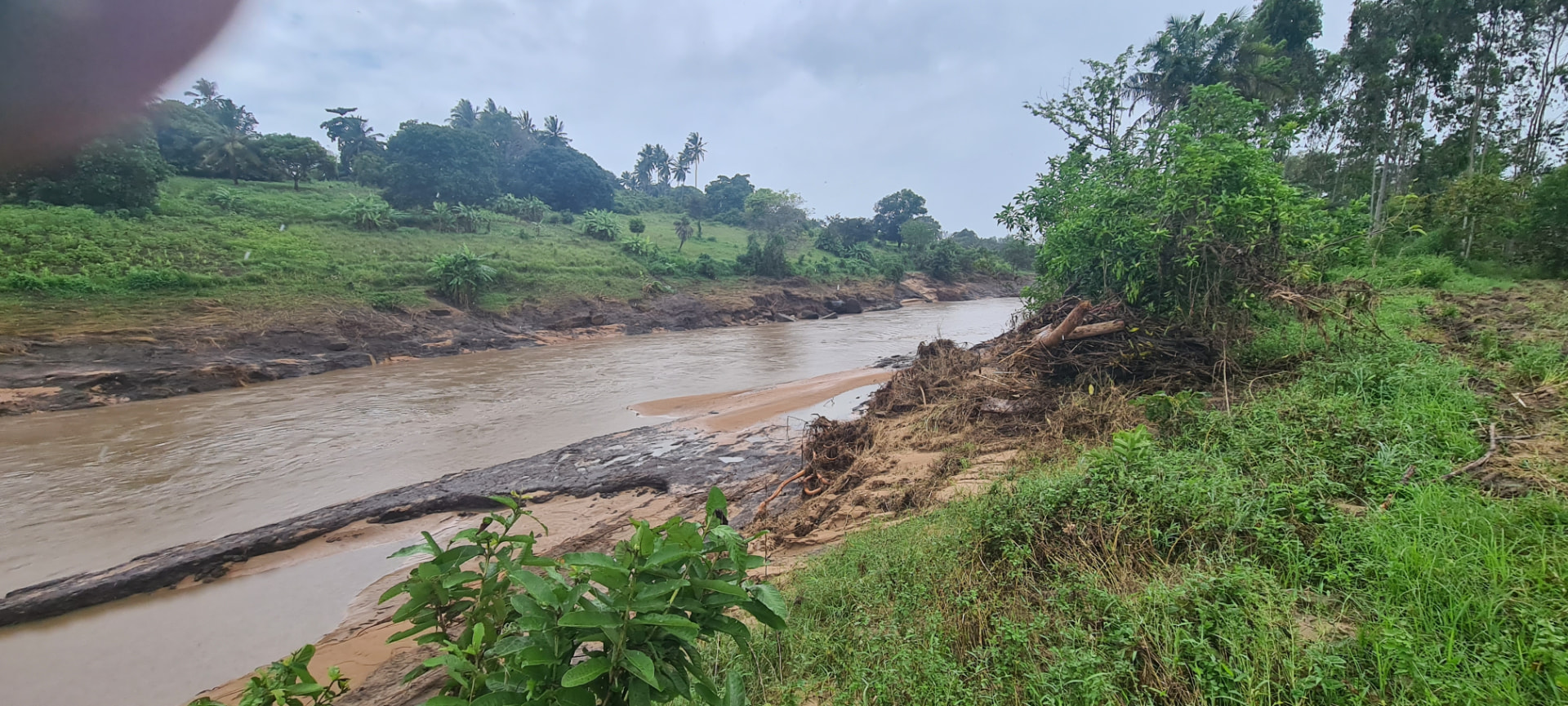 Erosion on the Ramisi